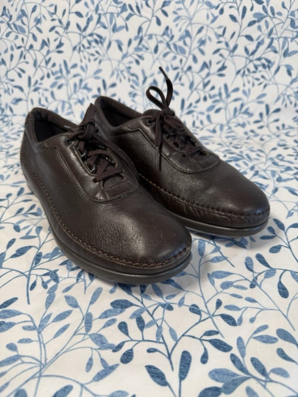 SAS Womens Shoes Size 9.5 M Traveler Tripad Comfort Brown Lace Up Leather USA